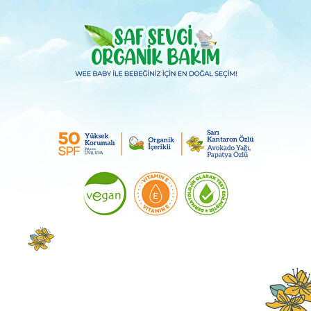 Wee Baby Organik İçerikli Bebek Güneş Kremi 75 ML