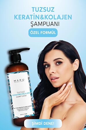 Maru Tuzsuz Keratin Ve Kolajen Bağ Onarıcı Bakım Şampuan 750 ml