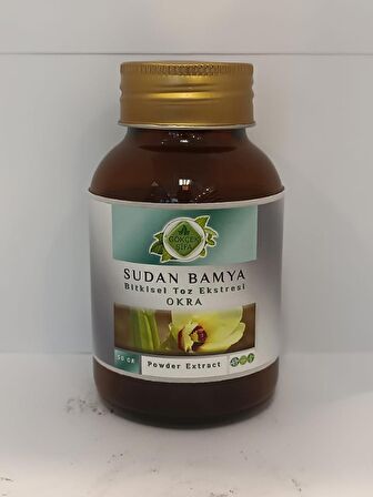 Sudan Bamya Toz Ekstresi 50 Gr. Cam Kavanoz