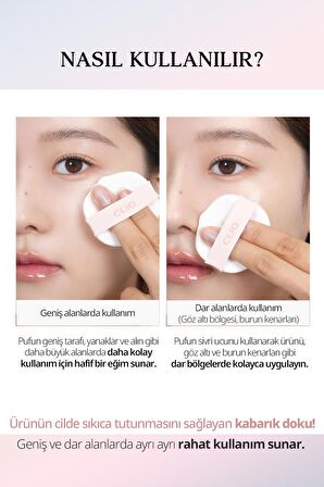 Hassas Uygulama Sağlayan Makyaj Pufu Clio Kill Cover High-Glow Cushion Puff