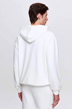 Twn Relaxed Fit Ekru Baskılı Sweatshirt 3ECE24ORT0240