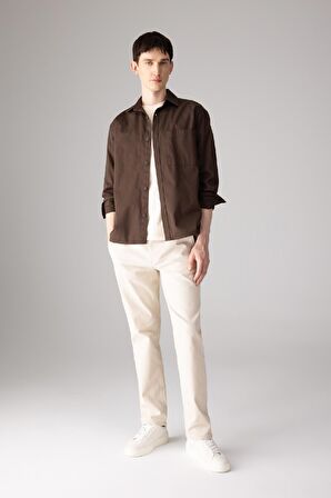 DeFacto Relax Fit Polo Yaka Gömlek Ceket B3676AX24SPBN304