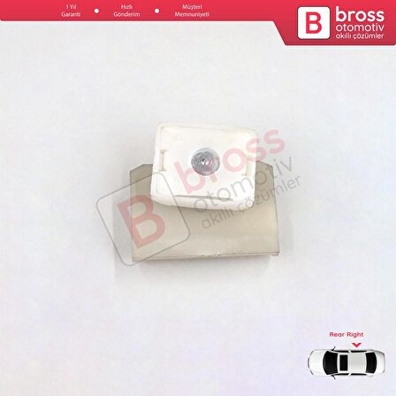 Mercedes S320 W220 1998-2005 İçin Ön Sağ Kapı Cam Kriko Klipsi