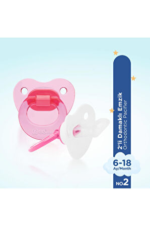 Wee Baby 2’li Damaklı Emzik No:2 Kız