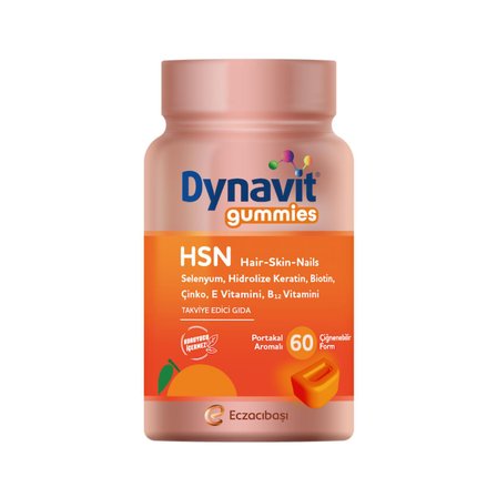 Dynavit Gummies HSN Hair-Skin-Nails 60 Gummy