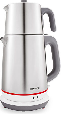 Homend Royaltea 1710H Inox Beyaz Çay Makinesi
