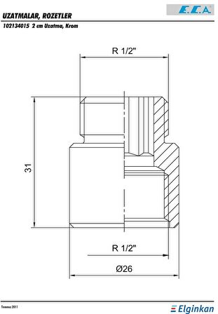 E.C.A Uzatmalar 2 Cm 102134015
