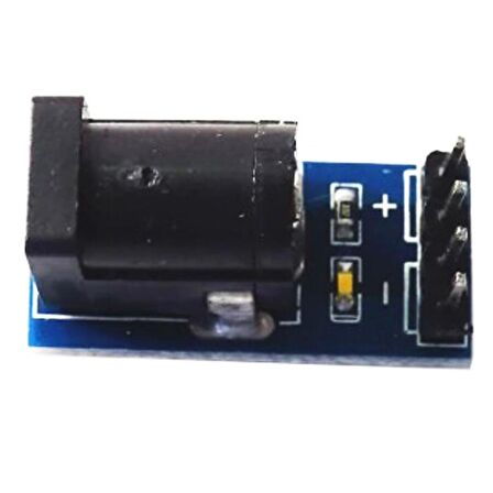 DC-005 5.5 x 2.1 mm Siyah DC Güç Adaptörü Jak Soketi Modülü