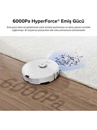 Roborock Roborock Qrevo S Çöp İstasyonlu Beyaz Akıllı Robot Süpürge