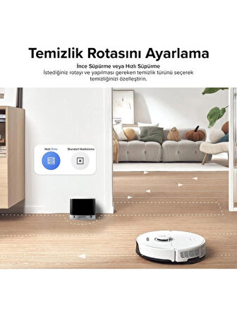 Roborock Roborock Qrevo S Çöp İstasyonlu Beyaz Akıllı Robot Süpürge
