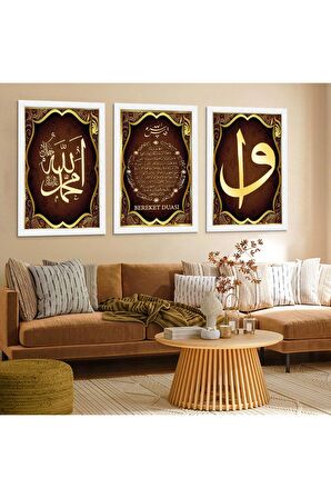 120x80 Cm Mor Çiçekler Kanvas Tablo