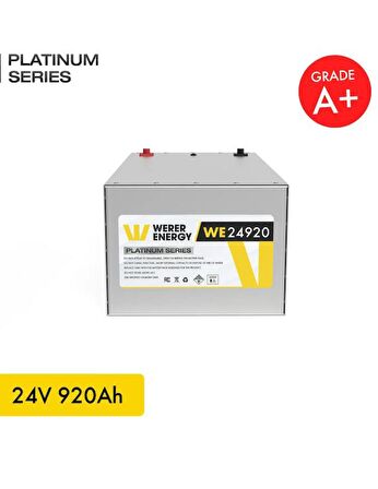 24V 920Ah LiFePO4 Platinum Series Bluetooth'lu Lityum Demir Fosfat Akü 