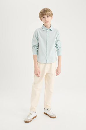 Erkek Çocuk Balloon Fit Standart Paça Twill Pantolon