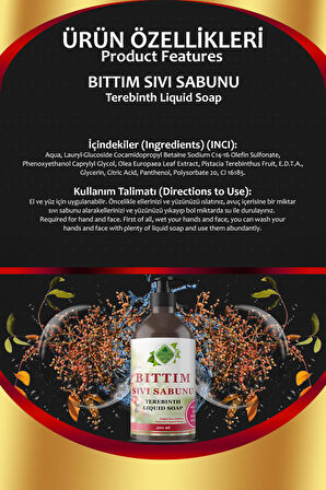 Bıttım Sıvı Sabun (BITTIM LİQUİD SOAP) 500 Ml.