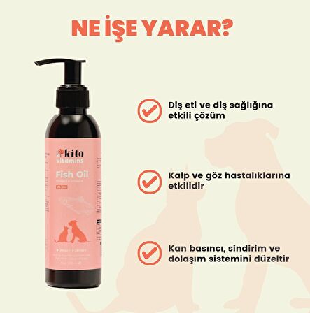 Kediler için Kito Fresh Tanışma Paketi + Kito Balık Yağı 200 ml