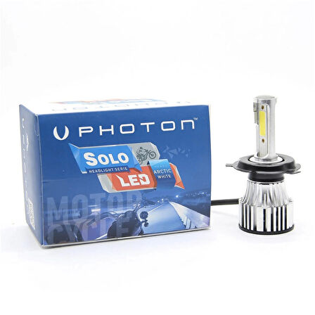 PHOTON SOLO H4 MOTOSİKLET LED 12V (TEKLİ)