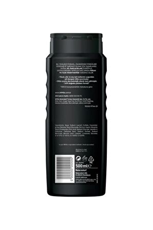 Nivea Men Deep Dimension Erkek Duş Jeli 500 ml X2