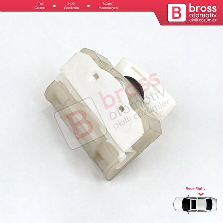 Mercedes S320 W220 1998-2005 İçin Ön Sağ Kapı Cam Kriko Klipsi