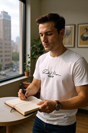 Erkek  Yumuşak Kumaş Enjeksiyon Baskılı T-Shirt