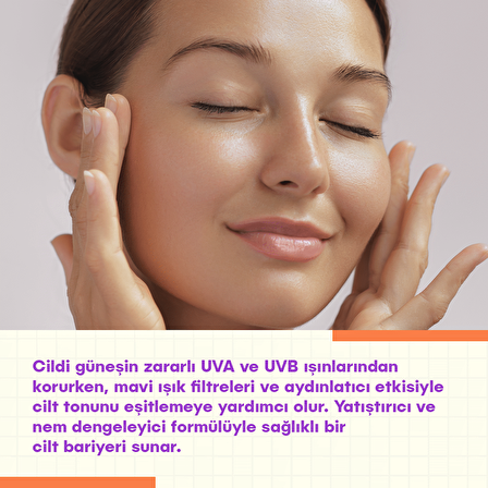 JUST PROTECTED FROM SUN - SPF50+ Leke Karşıtı Yüksek Korumalı Güneş Kremi | Tüm Cilt Tipleri 50ml
