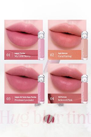 Hafif ve Köpüksü Dokusuyla Pürüzsüz Görünüm Sunan Tint CLIO Hug Blur Tint (003 Precious Lavender)