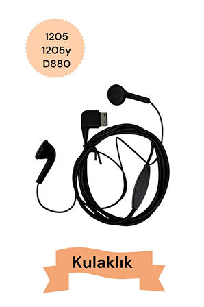 Samsung Uyumlu Tuşlu Asker Telefon Kulaklığı D880 1205 1205y Kulaklık