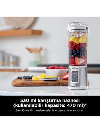 Ninja Blast BC151WH White Şarjlı Smoothie Blender