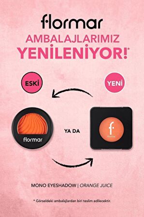 Flormar Mono Yüksek Pigmentli & Mat Bitişli Kompakt Göz Farı