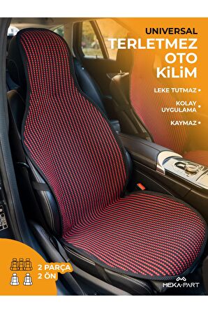 Meka Part Oto Koltuk Koruyucu Kılıf 2 Parça Universal Ön Koltuklar %100 Pamuk