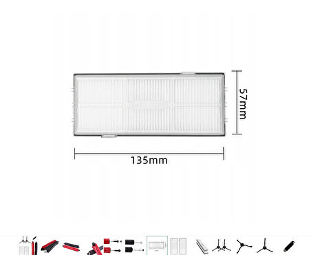 srfn ticaret Roborock S8 Max / S8 MaxV / S7 MaxV Ultra / S80-S85 Uyumlu Aksesuar Seti
