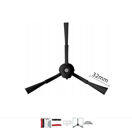 srfn ticaret Roborock S8 Max / S8 MaxV / S7 MaxV Ultra / S80-S85 Uyumlu Aksesuar Seti