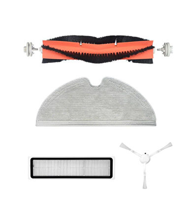 Dreame D9 Uyumlu Yedek Fırça Filtre Mop Seti-4 Parça