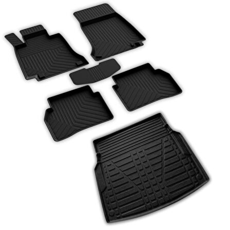 Mercedes E W212 Ferrous 4D Paspas  ve Rampalı 3D Bagaj Havuzu 2010 2015