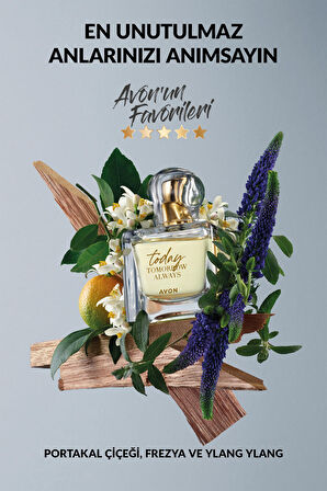 Avon Today Kadın Parfüm 50 Ml. Edp Üçlü Set