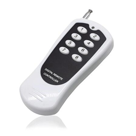 433MHz 8 Kanallı Kablosuz Kumanda