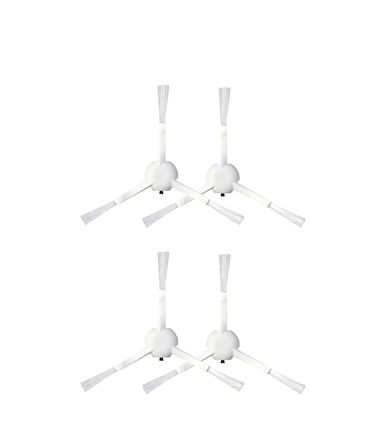 Dreame D9 Uyumlu Yedek Yan Fırça-4 Adet