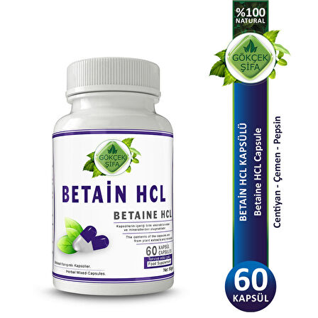 Betain HCL Kapsül (Betaine HCL Capsule)