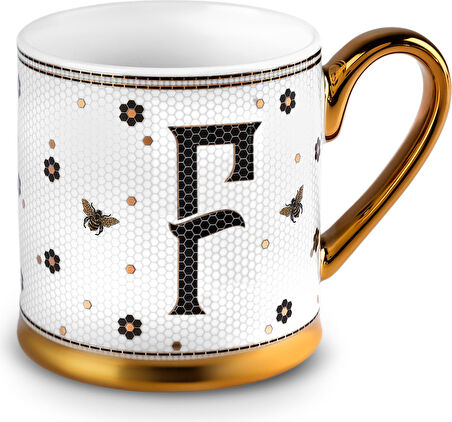 Karaca F Harfli Kupa 330 ml