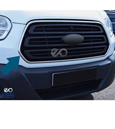 Ford Transit Krom Ön Panjur Çerçevesi 2 Parça 2013-2019 Arası Paslanmaz Çelik