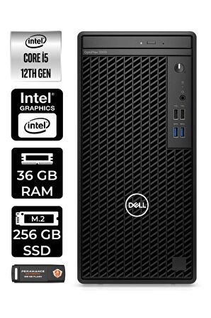 DELL OPTİPLEX 3000MT i5 12500 36GB RAM 256GB SSD FDOS N010O3000MTAC MASAÜSTÜ PC & PER4 BELLEK