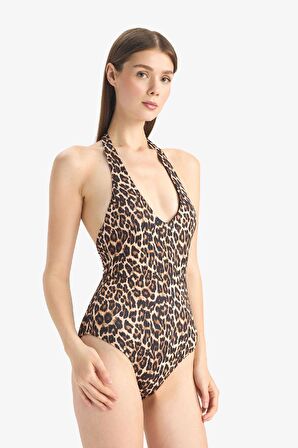 DeFacto Leopar Desenli Mayo-Fall in Love D4048AX25SPBK81