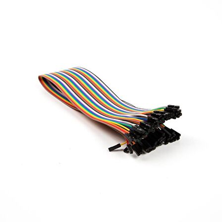 20 Pin 40cm Dişi - Dişi Breadboard Kablosu