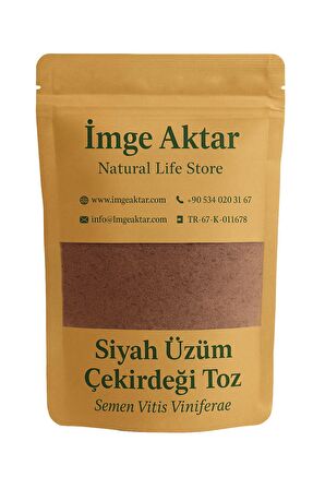 Siyah Üzüm Çekirdeği Toz 100g