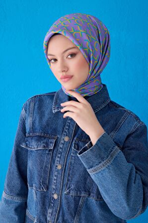 Saf İpek Eşarp 4102D (Twill İpek)