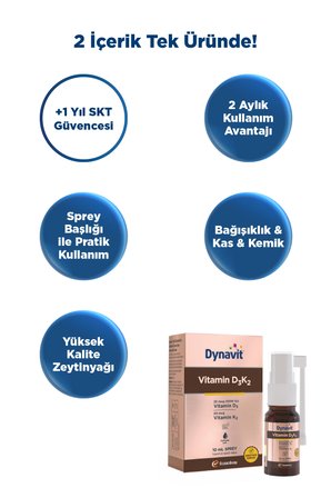 Dynavit Vitamin D3K2 10 ml Sprey