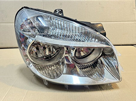 Fiat Doblo -SAĞ Far 2006-2010 | Elektrikli Ayarlı | H7 + H1 | Şeffaf Cam | OEM Uyumlu