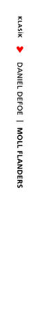 Moll Flanders (Beyaz Kapak)