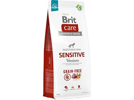 Brit Care Sensitive Tahılsız Geyik Etli 12 kg Yetişkin Köpek Maması