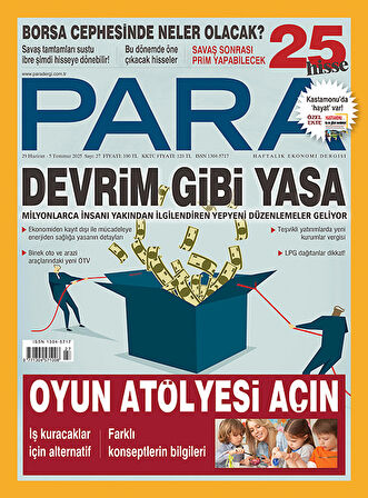 PARA 1 YIL ABONELİK ( YILDA 48 SAYI )