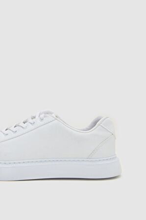 Twn Beyaz Kalın Beyaz Tabanlı Sneaker Ayakkabi 0EC09ORT0378 0EC09ORT0378